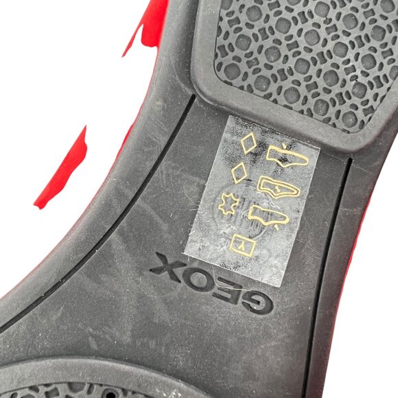 GEOX Annytah Red Suede Womens Loafers Size 40 EU 10 US - Picture 9 of 16